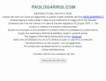 Tablet Screenshot of paologarrisi.com